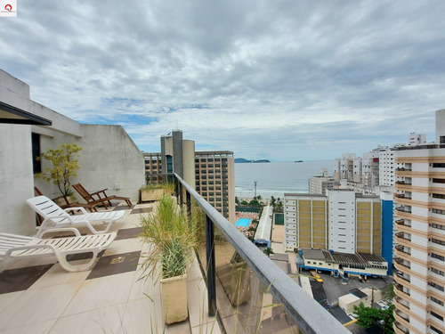 Imagem 5 de 26 de Cobertura Com Vista Para O Mar À Venda Na Praia Das Astúrias Em Guarujá/sp - Ap05660 - 69188041