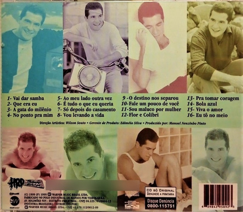 Cd Daniel - Vou Levando A Vida 1999 Excelente (Usado)