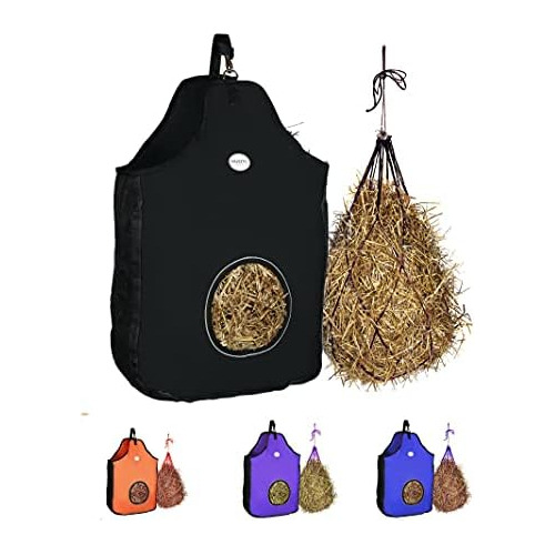 1200 D Hay Feeder Tote Bag For Horses, Sheep With Refle...