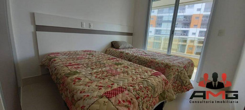 Apartamento Com 4 Dormitórios À Venda, 140 M² Por R$ 2.700.000,00 - Riviera - Módulo 8 - Bertioga/sp - Ap1173