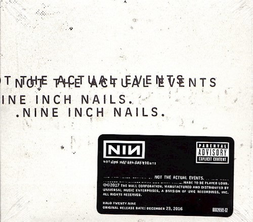 Not The Actual Events - Nine Inch Nails (cd