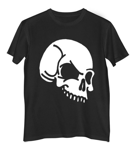 Remera Hombre Color Skull Calavera Vector M2