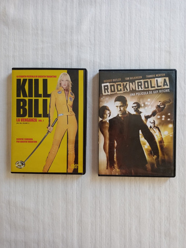 Lote De 2 Peliculas Dvd Kill Bill Volumen I Y Rock N Rolla