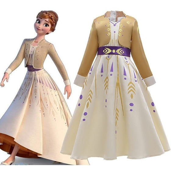 Vestido De Anna Frozen | MercadoLibre ????