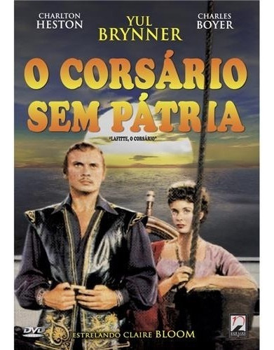 O Corsário Sem Pátria - Dvd - Yul Brynner - Charlton Heston