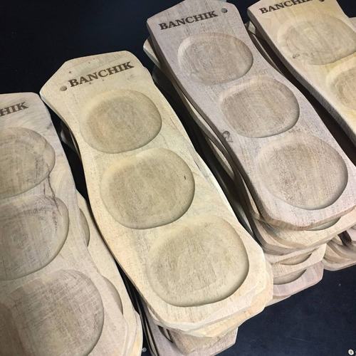 100 Tablas Para Picada 3 Espacios Personalizadas Con Logo Grabado En Láser Bajo Relieve