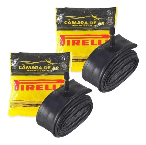 Par Câmaras Ar Pirelli 21 + 18 5mm Reforçada Enduro Trilha