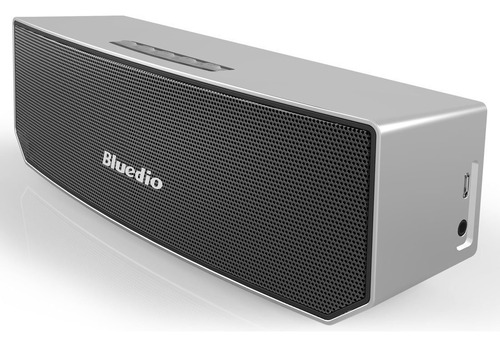 Bocina Bluetooth Bluedio Bs-3 Recargable Aux In Surround Color Gris