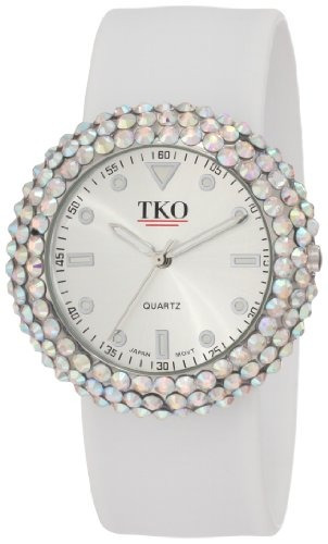 Reloj Tko Orlogi Tk613cl Crystal White Slap Para Mujer