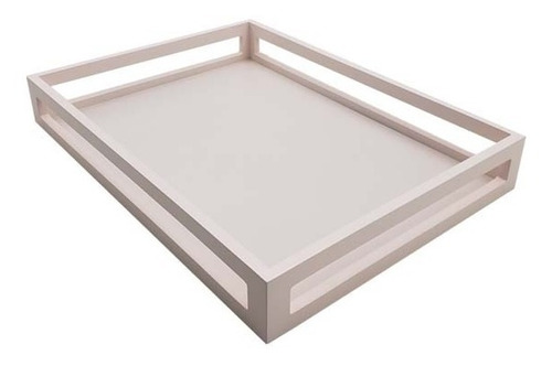 Bandeja Bar Decorativa Retangular Mdf C/ Laca Luxo 50x37cm 