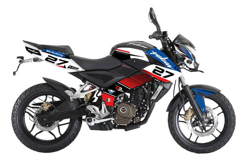 Kit De Graficos Pulsar 200 Ns Racing Listo Para Instalar Bic