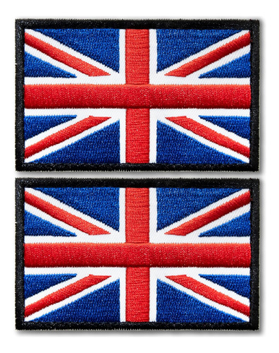 Parches Bordados De Bandera Del Reino Unido (2 Unidades...