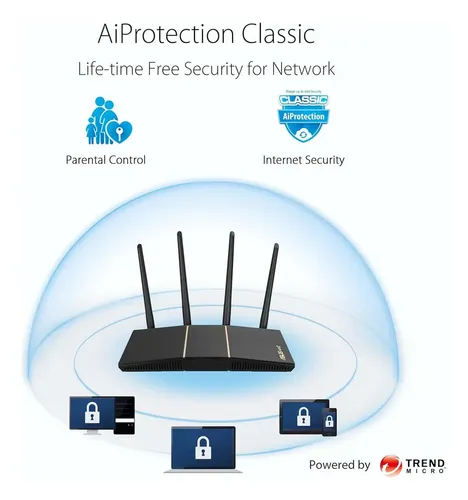 Asus Rt-ax3000s Wifi 6 Dual Band Roteador Mesh Importado