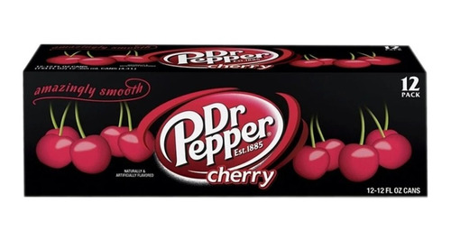 Dr. Pepper Refresco Cereza 355ml 12 Pz Sfn