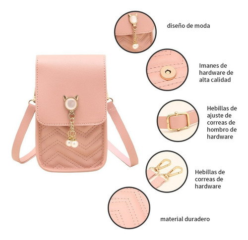 Bolso De Hombro Lindo Con Correa Ajustable Para Mujer