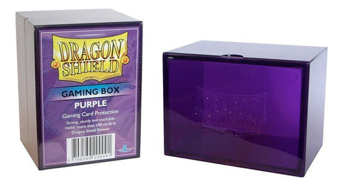 Deck Box Gaming Pro 100 Strong Dragon Shield Roxo Magic