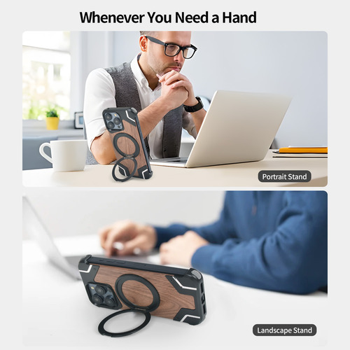 Capa Walnut Para Celular Apple 16promax