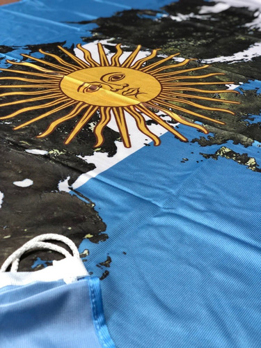 Bandera Malvinas Hoy Y Siempre Argentinas 90x150cm - Reforza
