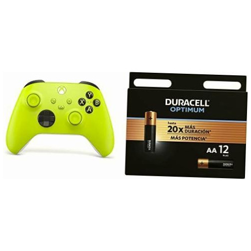 Control Inalámbrico Xbox Electric Volt + 12 Pilas Aa