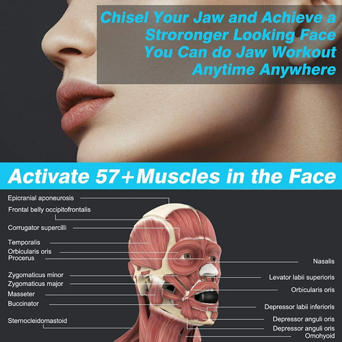 Imagen 4 de 9 de Ejercitador De Mandíbula Balón Facial Guarda Bucal