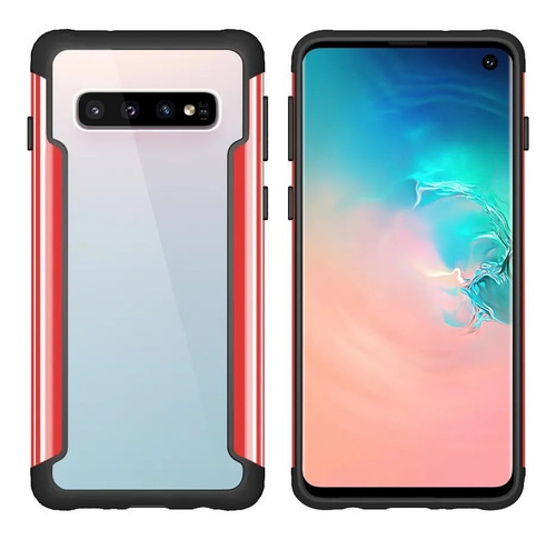 Funda Para Galaxy S10/ S10e / S10+ Metal Color + Cristal 10d