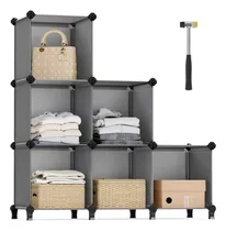 Comprar Organizador De Ropa Y Almacenamiento Modular Con 6 Cubos