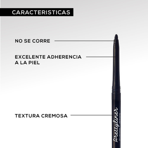 Imagen 2 de 4 de Delineador De Ojos Retractil Anna Stein