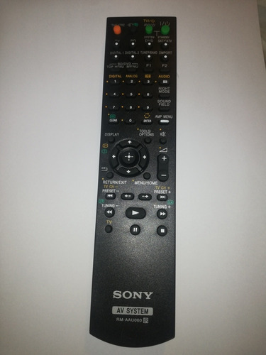 Control Remoto Rm-aau060 Sistema Av Muteki Original Sony