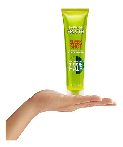Garnier Fructis Sleek Shot 150ml Cuidado Cabello En La Ducha