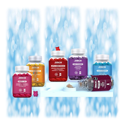 The Gummy Box Hair Vitamina Colageno Hidrolizado + Biotina