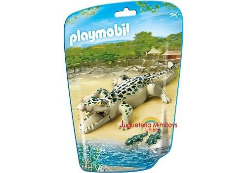 Cocodrilo Con Crias Linea Zoo Intek Playmobil 6644