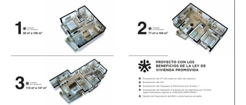 Imagen 11 de 11 de Centro Venta Apartamentos 1,2, 3 Dormitorios Beneficios Fiscales