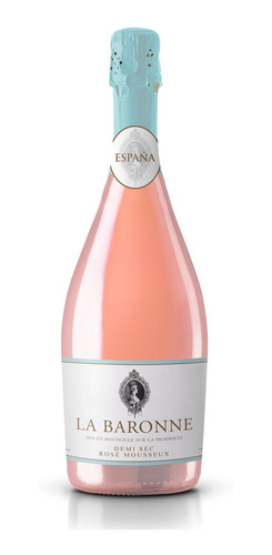 Espumante Espanhol La Baronne Rosé - Demi Sec