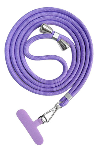 3 Cordón De Teléfono Anti Lost Tether Tab Púrpura