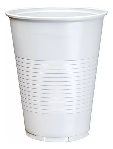 Vaso Plástico 180cc Blanco (100 Un) Plastivas Premium
