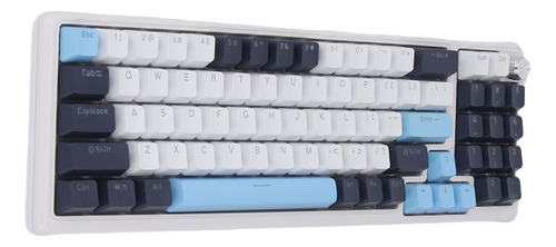 Teclado Mecânico Para Jogos 78 Teclas Rgb Retroiluminado Azu