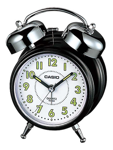 Reloj Casio Vintage Tq362 Reloj Alarma Campana Color Blanco