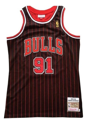 Camisa Rodman Retro De Los Chicago Bulls