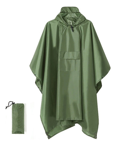 Capa Impermeable Portátil Para Lluvia Gabardina Rompevientos