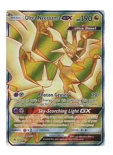 Original Carta Pokemon Lendaria ultra rara Necrozma V em Promoção