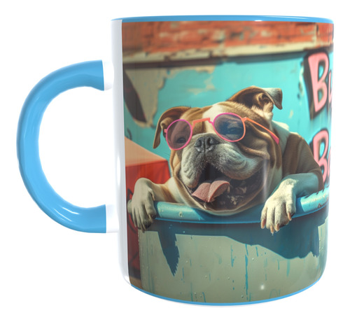 Caneca Bulldog Bazar - Inglês - Grafitti