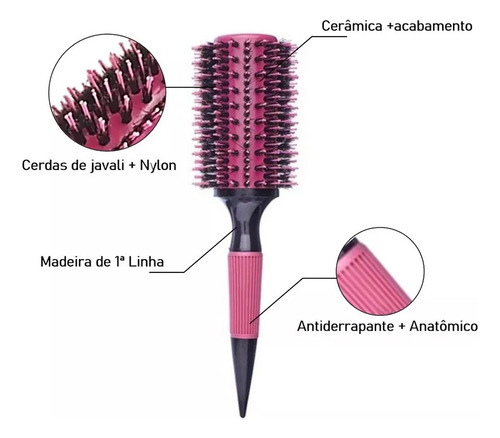 Hot Sale Pala Para Cabello Con Cerdas De Cerdo De Nylon