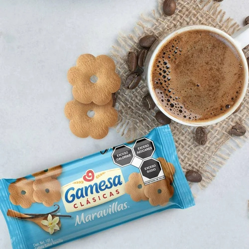 Galletas Maravillas 12 Pzas De 100 G C/u