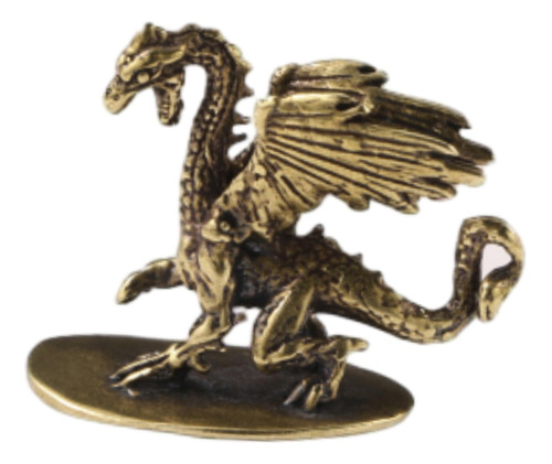 Ornamento De Dragão Pterossauro De Latão, Estatueta De