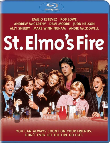 St. Elmos Fire Pelicula Blu-ray Original Nueva Sellada