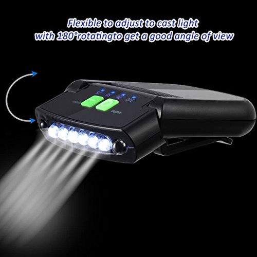 Ltra-bright Led Gorra Luz Sombrero Linterna Usb
