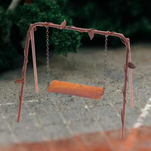 Dollhouse En Miniatura Swing Simulación Swing 1: 12