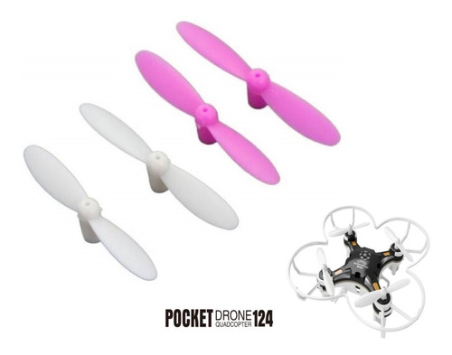 Juego De Aspas  Drone Fq777-124 Hélices Entrega Inmediata