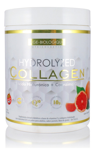 Colageno Hidrolizado Ac Hialuronico Q10 Vit C Age Biologique