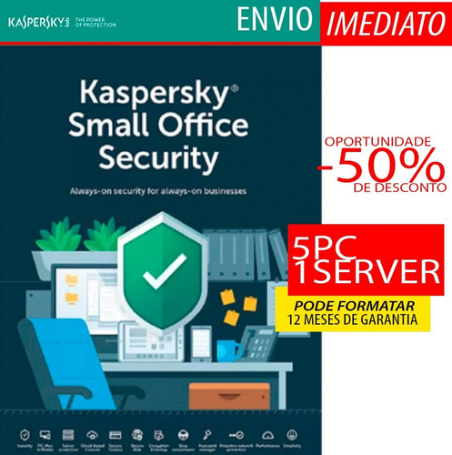 Kaspersky Small Office Security 5 Pc + 1 Servidor